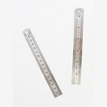 양면 강철자 15센치자 15센티자 막대자 인치자 직선자 철자 제단자 철재자 메탈자 금속자 철제자 고시용자 쇠자 15CM 스틸 문구 스텐 직자 커팅 컷팅