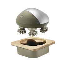 브레오 두피 미니 프로 기 방수 전기 무선 휴대용 적외선 기술 헤드 근육 헤어 케어, Power Cable, Scalp Mini Pro
