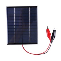 태양광 패널 인버터 설치 태양열 방수 전지 5W 12V 야외 DIY 충전기 Polysili on 에폭시 136x110MM -12V 배터리 충전 도구, 01 Solar Panel