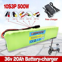 전동릴배터리 새로운 18650 10s3p 36v 20ah 전기 자전거 배터리 팩 고전력, 42v 충전기