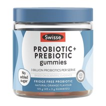 Swisse 스위스 성인 프로바이오틱 프리바이오틱 유산균 45구미 Adults Probiotic Prebiotic Gummies, 1개