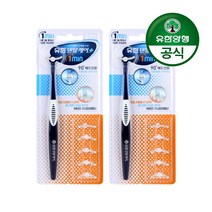 유한양행 [본사직영] 유한덴탈케어 원미닛 교체형 치실(홀더+리필 6입)X2개, 1개