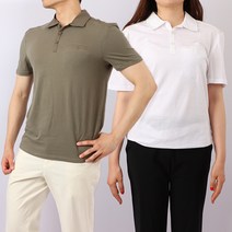 휴먼비잉_진데님 휴먼비잉 남여 카라 반팔티셔츠