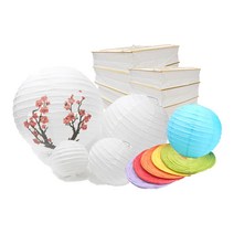 전통공예 한지등 만들기, A~D 한지등재료, A_03 한지등 원형 20cm 연두 [2개입]