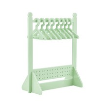 피규어진열장 계단식 아크릴 전시 옷걸이 보석 귀걸이 디스플레이 랙 대량 보관 쇼 정리 귀 스터드 홀더 급, 08 Green B