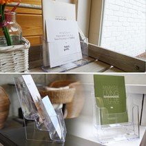 전시장 박람회 A5 4단 카탈로그 꽂이 카달로그스탠드 카탈록, 1단