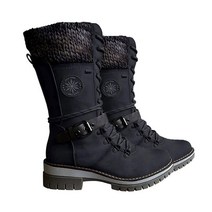 승마부츠여성남성장화가죽스웨이드승마장비프로텍터용품새로운 니트 mid-high 여성용 부츠 wool stitching, 04 41