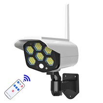 태양광 84 LED 카메라 센서등 4기능 센서벽등 태양등 정원등, 모형CCTV태양광센서등(DJDV76)