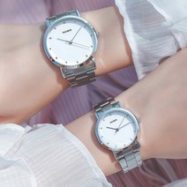 가바바 커플 시계 미니멀한 숫자 아기자기한 메탈시계 G35262