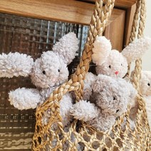 [천삼백케이] [꿈꾸는두부] 날아라미쎄스깡 DIY 몽고미 몽토끼 2종세트 취미 인형만들기, 05.몽토끼크림+몽토끼그레이