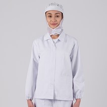 모던위생복 식품위생복 위생복상의 MD-1021 HACCP위생복 여자 위생복 식품공장 위생작업복, 화이트