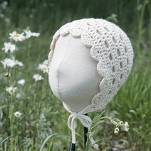 슬로우모먼츠 사계절 데이지 보넷 - 아기보넷 코바늘 보넷 만들기 DIY 키트, 15토마토