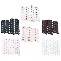 뉴즐 자석 더블사이드 넘버 자석아이언커버 자석웨지커버 자석 개별단품 자석커버단품, 자석 올화이트 핑크자수, 58도 웨지커버