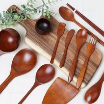 대추나무 천연옻칠 식사소품 /우드스푼/포크/젓가락, 14. 다용도 스푼