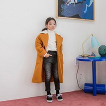 스타일노리터 크러쉬 덤블 코트 오렌지