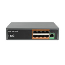 POE+스위치허브 8+1포트 104W CCTV전원 분배기 NAS PTZ IP카메라 랜케이블 VOIP폰 인터넷 통신공사설치