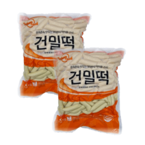 토담 건밀떡 밀떡볶이 건조(중/1.5x5.7cm) 2kgx2봉/업소용 떡볶이 2kgx2봉