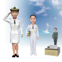 해군 여군 정복 캐릭터타입 풀 패키지 구성 아바타피규어 군인피규어 전역패 감사패 기념패 정년 퇴직기념 승진 전출기념 근속기념, AP-776, 투명명판, 전차