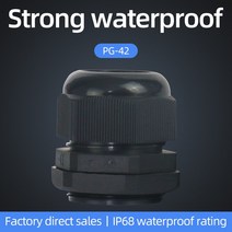 30/10/5Pcs 방수 케이블 글 랜드 PG11 화이트 블랙 나일론 플라스틱 봉인 IP68 와이어 커넥터, 01 PG-11-30PCS-Black