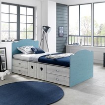 [우아미아이] [우아미가구]G9141 2단 SS 침대(매트포함) 5colors, 색상:핑크워시