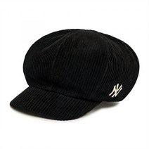 [국내매장판]MLB모자 코듀로이 뉴스보이캡 NY Black 블랙 3ACBC0126-50BKS