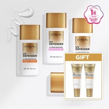 [CJ기획]로레알파리 UV 디펜더 선크림 50ml (타입선택)+UV베이지15ml2개, 매트&프레쉬(오일프리)