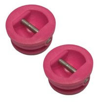 서핑 휴대용 보드 액세서리 2PCS 가죽 끈 Legrope 플러그 쇼트 롱 카이트 가죽, 빨간색