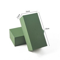 오아시스 플로랄폼 꽃 폼 벽돌 포장 조화 꽃꽂이 용품 인공 진흙 공예 1, 2.green