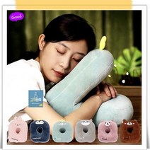 캐릭터 엎드려 자는 베개 낮잠 책상베개 6종, 펭귄블루