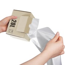 심플팩 롤형분리수거 비닐봉투 20리터~100리터, 50매입 투명, 100L
