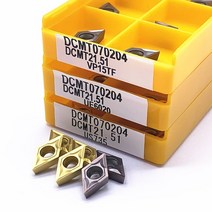 선반 밀링 바이트 dcmt070204 dcmt070208 us735 vp15tf ue6020 cnc tool 삼각형 카바이드 블레이드 금속 도구 기계 도구