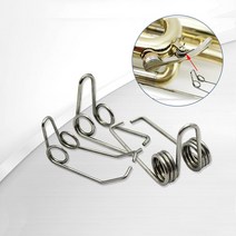 스프링 트럼펫 트럼본 드레인 밸브 더블 토션 장비 수리 부품 2 개, [01] Trumpet