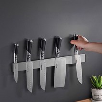 자석칼꽂이 블럭 꽃이 거치대 걸이 주방칼집 보관함, 자석칼꽂이블랙대