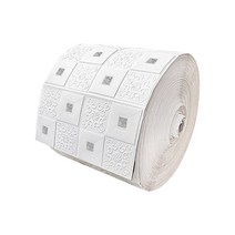 붙이는 벽지 셀프 웨인스코팅 템바보드 풀바른DIY 3D 벽돌 롤 붙이는 벽지 화이트블루핑크그레이 부드러운, 28 White Silver_01 70cmX1m