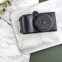 LARRY 리코GR3 GR3X 카메라 가죽 케이스 파우치, GR3 블랙