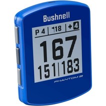 부쉬넬 Bushnell 팬텀 2 GPS 골프 거리 측정기 골프용품 라운딩, 파란색, 블루