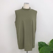 빅걸스토리 여성용 빅사이즈 폴라 이너티 모달 기본 베이직 민소매/나시