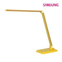 삼정 국내산 LED스탠드 SL-1100 옐로우, 단품