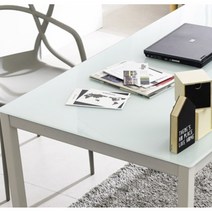 모던 블랙/화이트 강화유리 테이블 상판 1200 인테리어 디자이너 프리미엄, 01.1200x800(블랙)