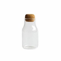 빈티지 실용적인 슬림 다용도 보관 유리병 150ml 1P 코르크마개
