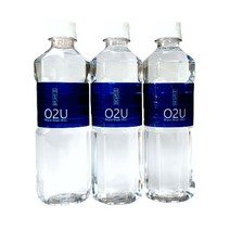 고농축 산소수 O2U 오투유 고급생수 알카리수+산소 알카리물 건강한물 500ml / 1.5리터, 500ml 20개