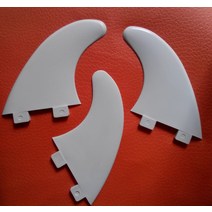 HONVI FCS G5 블루 서핑 핀 플라스틱 서핑 보드 핀, 하얀색