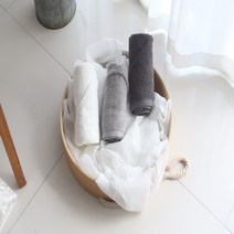 수파파 오가닉 먼지없는 호텔수건 뱀부타올 150g, 5개, 차콜