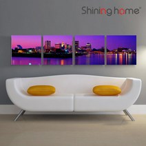 바인 4분할 인테리어액자 35x35 20종, 타입:2