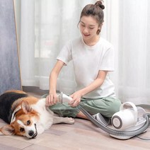 진공 미용기 펫진공 고양이진공 강아지진공 애견진공 스마트 브러쉬, 진공미용기