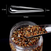 조류 피더 매달린 음식 디스펜서 야외 발코니용 앵무새 상자 정원 액세서리 용품, 02 Spoon