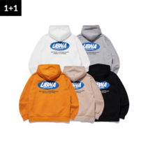 어반에이지 1+1 UBNA 서클 로고 오버 후디 (기모 안감) (5 Colors)