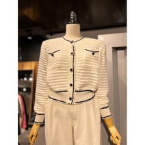 ab.fz 배색라인짜임 크롭가디건 (ABXW4ZY31K) US