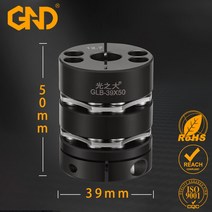 모터 커플링 스테인레스 스틸 D56 L64 더블 다이어프램 커플 링 탄성 커넥터 볼 스크류 스텝 서보 인코더 컴퓨터, 07 14x15