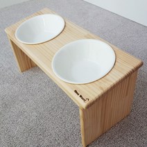 림스우드 대형견밥그릇 대형견도자기밥그릇 대형견밥그릇1구 대형견밥그릇2구 대형견도자기식기 대형견도자기그릇 대형견세라믹그릇 대형견식탁 대형견높이선택, 2구, 앞높이 30cm